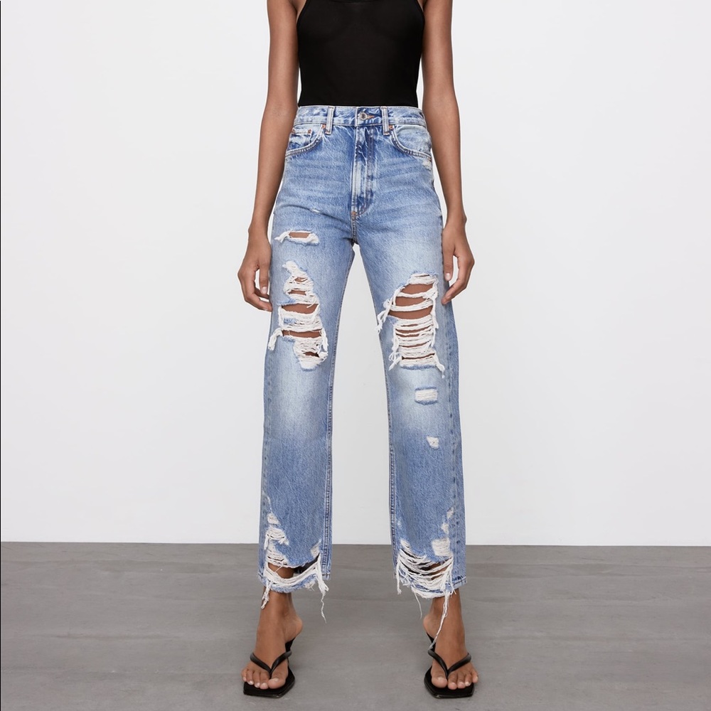 Zara Signature Pepper mom denim !